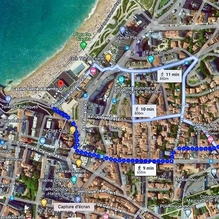公寓 Centre, Pres Avenue De Verdun- Et Casino A 10 Mn A Pied- 4 Personnes